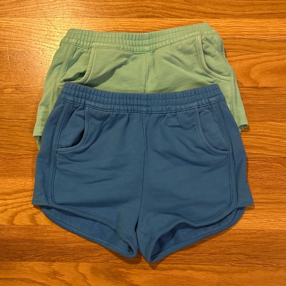 Hanna Andersson Teal and Blue Kids Shorts